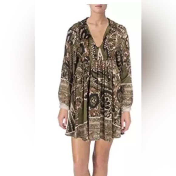 Free People Dresses & Skirts - FREE PEOPLE Say you love me mini dress paisley size M Boho.